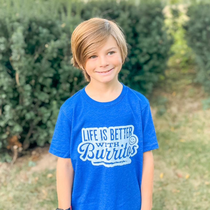 Youth Blue Burritos Shirt