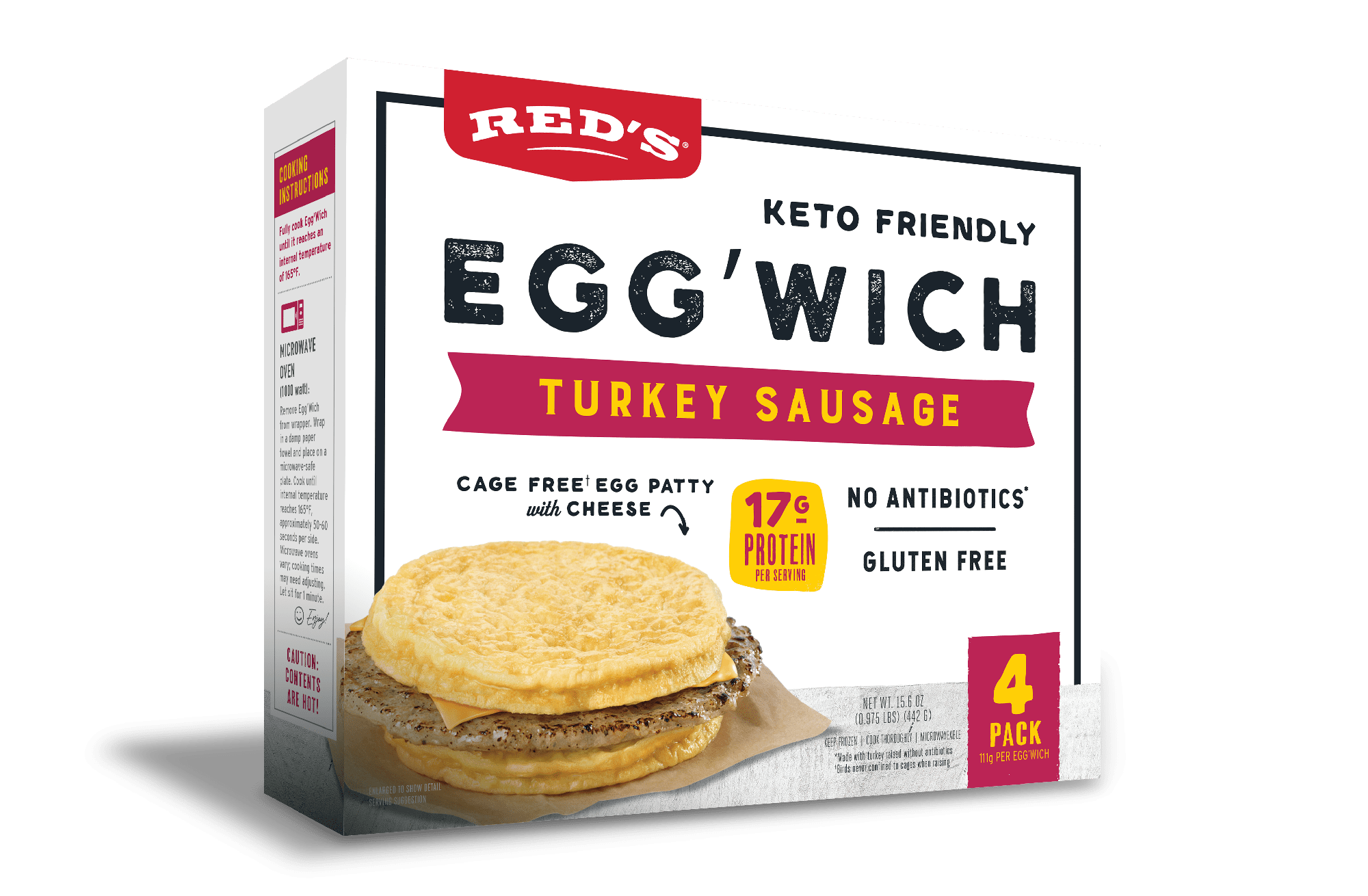 Keto Sausage and Egg Breakfast Sandwich