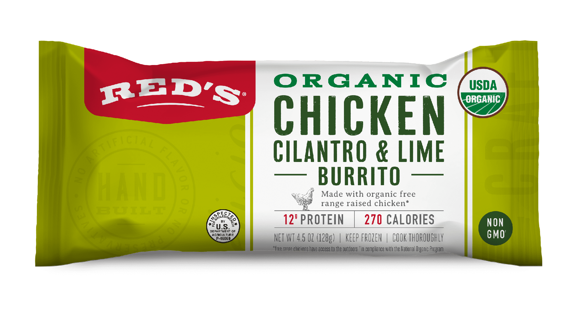 Organic Grilled Chicken Cilantro & Lime Burrito