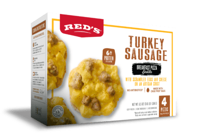 Turkey Sausage Breakfast Pizza Snacks 4-Pack