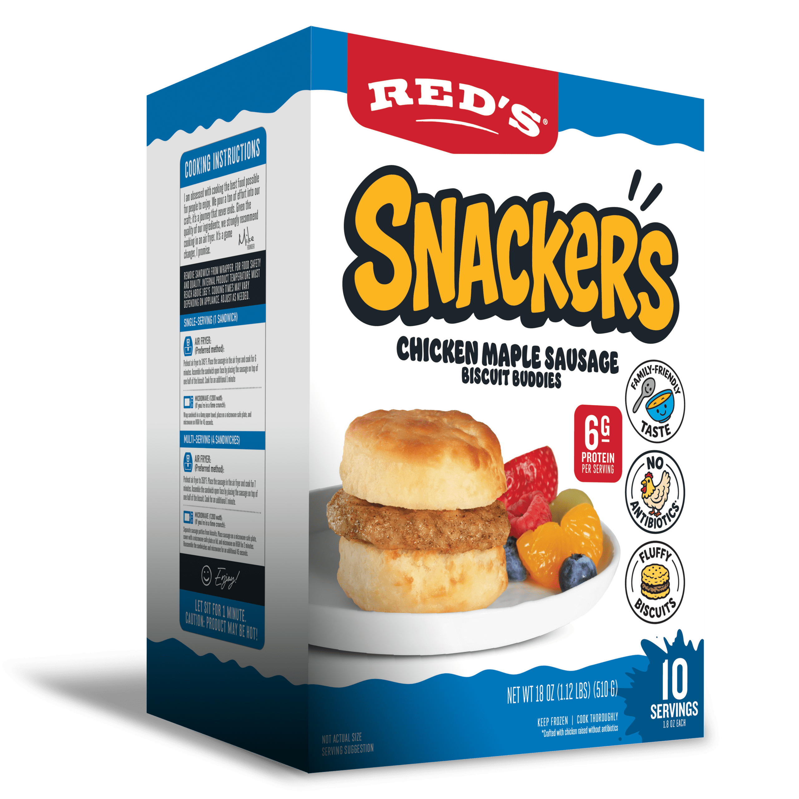 その他 DAC Breakfast Buddies Chicken Maple Sausage Biscuit Buddies | Red's All Natural